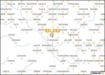 map of Belebu