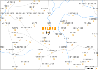 map of Belebu