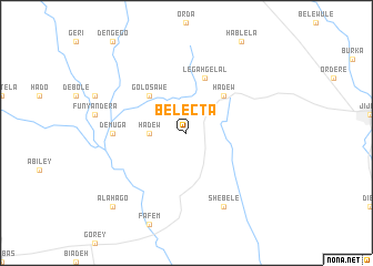 map of Belecta