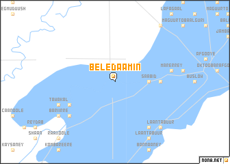 map of Beled Aamin