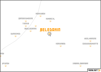 map of Beled Amin