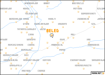 map of Beled