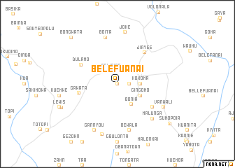 map of Belefuanai