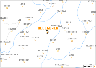 map of Bélégbala