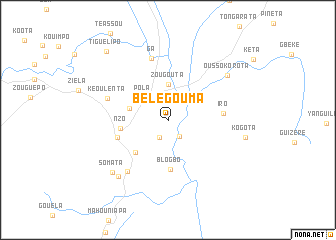 map of Bélégouma