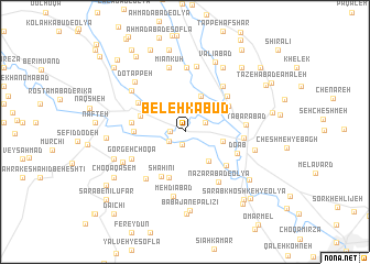 map of Beleh Kabūd