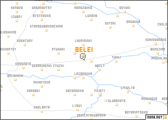 map of Belei