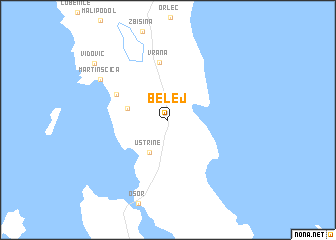 map of Belej