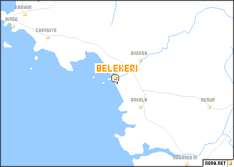 map of Belekeri