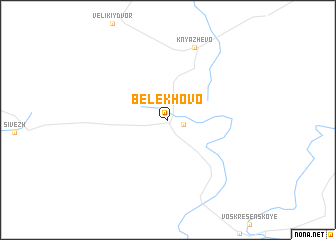 map of Belekhovo