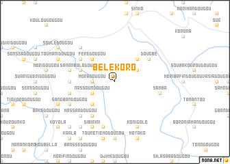 map of Bélékoro