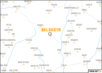 map of Belekoya