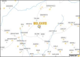 map of Belekro