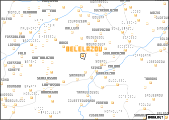 map of Bèlélazou