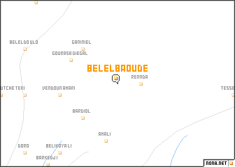 map of Bélel Baoudé