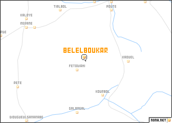 map of Bélel Boukar