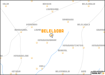 map of Bélel Doba