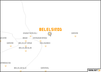 map of Bélel Sirod