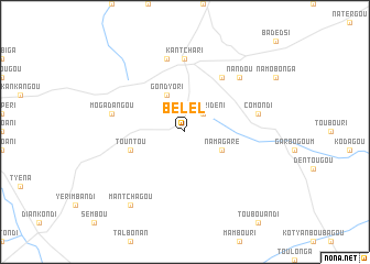 map of Bèlèl
