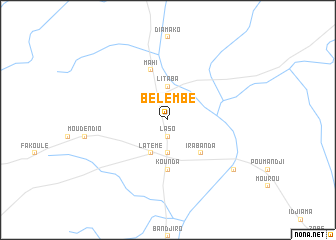 map of Bélembé