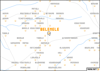 map of Bélémélé