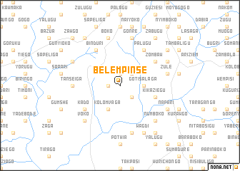 map of Belempinse