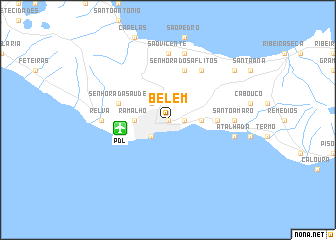 map of Belém