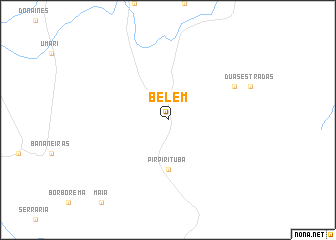 map of Belém