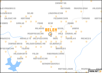 map of Belém