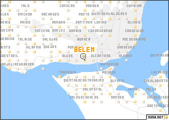 map of Belém