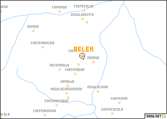 map of Belém