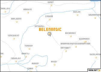 map of Belenardıç