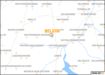 map of Beleña