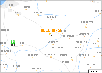 map of Belenbaşı