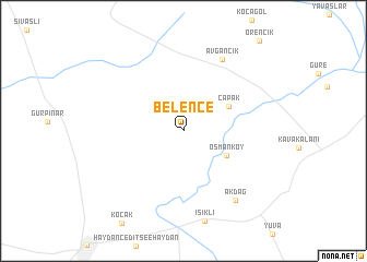 map of Belence