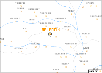 map of Belencik