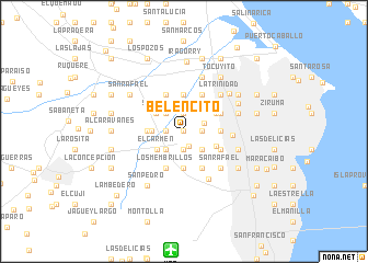 map of Belencito