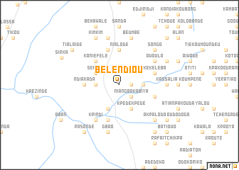 map of Belendiou