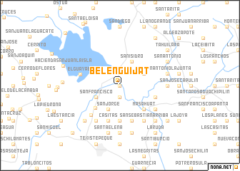 map of Belén Güijat