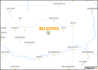 map of Béléninko