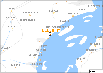 map of Belen\