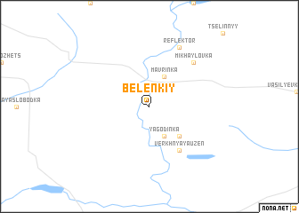 map of Belen\