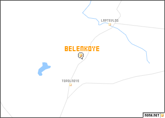 map of Belen\
