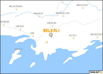 map of Belenli