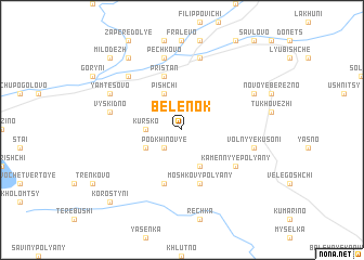 map of Belenok