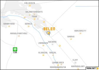 map of Belen