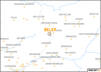 map of Belen