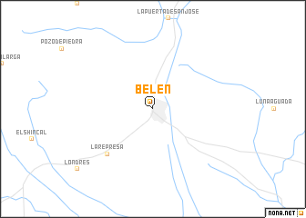 map of Belén