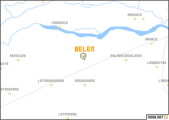 map of Belén