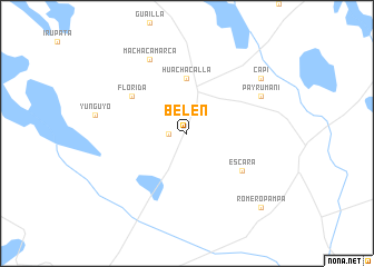 map of Belén